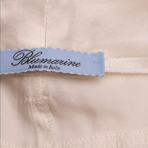 FINAL PRICE BLUMARINE Silk pant SWAROVSKI Elements - Picture 7 of 10